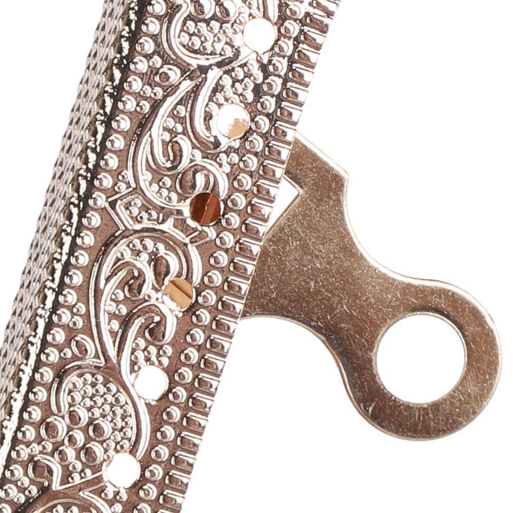 Golden Metal Purse Frame 20cm Purse Hardware Kit Golden Kiss Clasp Lock For Purse Sewing