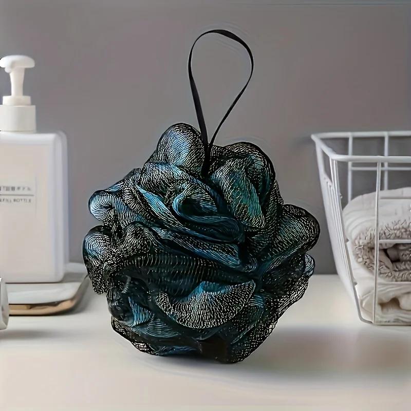 Men and Women Unscented Gentle Bath Sponge-Soft Sponge with Bath Foam and Mesh Pad-Great Gift for Family-Bathroom Accessories