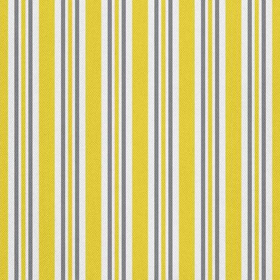 Outdoor Decorative Fabrics Oxford - Yellow-Gray Stripes Motif