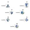 7Pcs Polyhedral Acrylic Dice Set Adorable Duck Print D4 D6 D8 D10 D12 D20 for Tabletop Role Playing Games