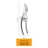 Heavy-Duty Garden Shears for Pruning Trees and Flowers