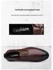 Men's Breathable Leather Formal Shoes - Spring/Summer Casual Cowhide Shoes with Warm Cotton.