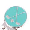 1Pc Golf Ball Marker Golf Hat Clip Magnetic Alloy Golf Ball Position Marker Removable Metal Hat Clip Accessories For Golfers