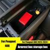 For Peugeot 408  Armrest Box Storage Box Interior Modification Special Decorative Storage Box Supplies