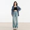 Women's Retro High-Waisted Wide-Leg Jeans