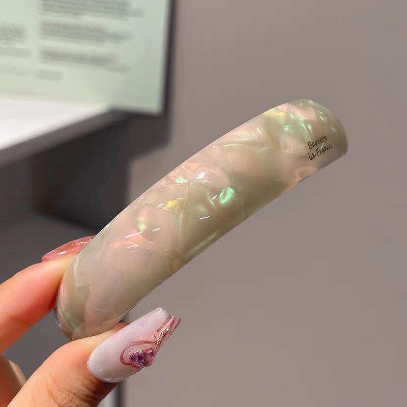 Eleganta hårklämmor i acetat Enfärgade Geometriska Hårspännen Enkla Hårnålar Dam Håraccessoarer