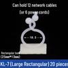 Cabluri, fire și accesorii – Clipsuri pentru cabluri