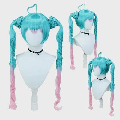 Hatsune Miku Cosplay Wig - Double Ponytail