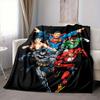 1pc Superman, Justice_League Blanket | Polyester Fiber, All-Season Comfort for Sofa, Bed, Office, Car, Camping yy251021151