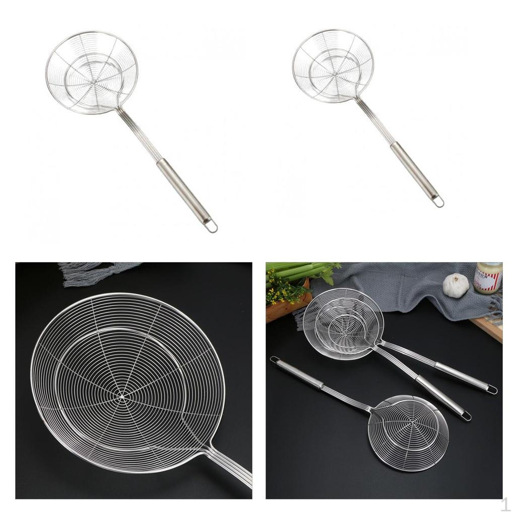 

2 шт. Нержавеющая сталь Азиатская Фритюрница 14 см/16 см