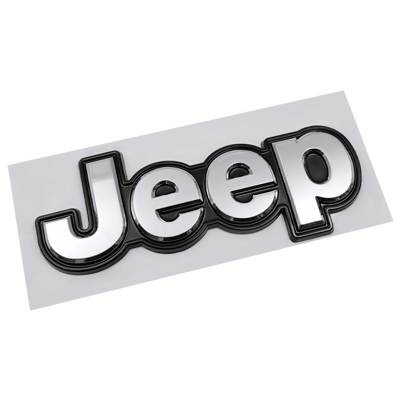 

15.8CM ABS Auto Side Body Trunk Emblem Badge Sticker for Jeep Wrangler Grand Cherokee Compass Renegade Patriot Rubicon Liberty