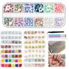 Resin Jelly Rhinestone Colorful DIY Resin Rhinestone Kits Multi-color Flatback Gem with Pliers for DIY Nail Art Phone Case Decor