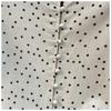 Abito da Donna in Cotone e Lino a Pois Girocollo Senza Maniche Temperamento Gonna Lunga per Pendolari Casual
