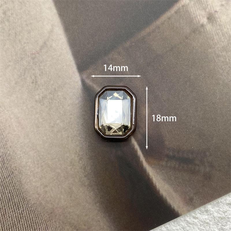 Colorful Mermaid Ji Transparent Diamond Jewelry Simple Flat Bottom Love Bow Hair Accessories Clothing Diy Accessories