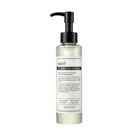 KLAIRS Gentle Black Fresh Cleansing Oil Deep Makeup Remover 150ml