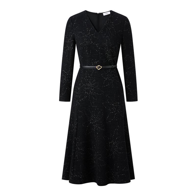 

PORTS Women s Elegant Floral Knit Midi Dress XS /2