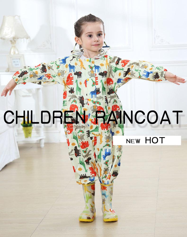 Children's Raincoat for Boys and Girls - Kindergarten and Baby Sizes