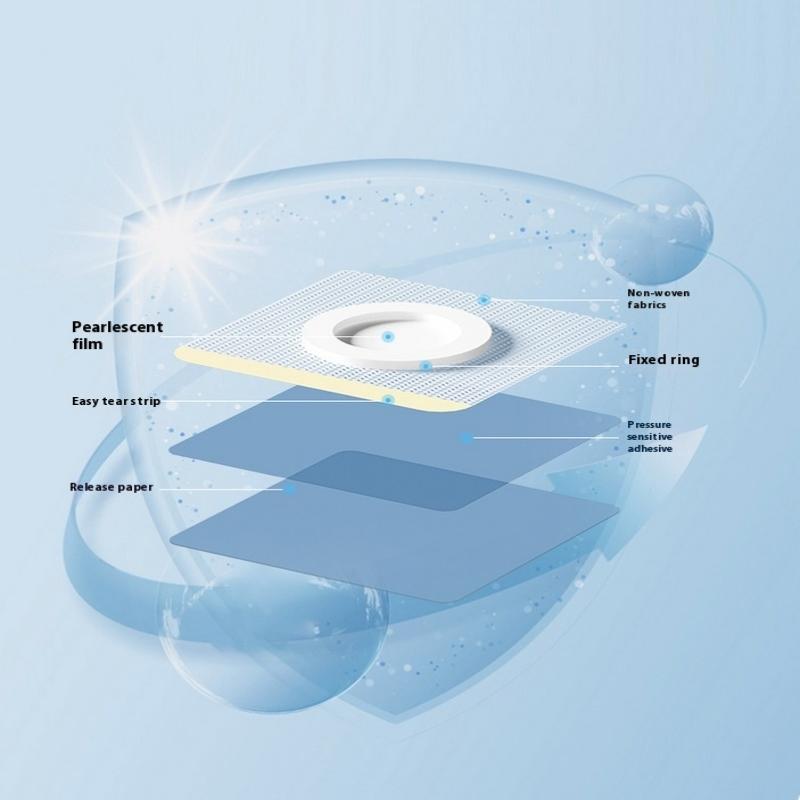 50 Pcs Disposable Plaster Air Permeable Belly Button Stickers Fabric Patches For Comfort Navel Adhesive Body Blank Plaster Patch