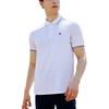 FILA Modern Heritage Fashion Comfortable Versatile Breathable Logo Embroidered Short Sleeve Polo Shirt Men tops White F51M523102F-WT