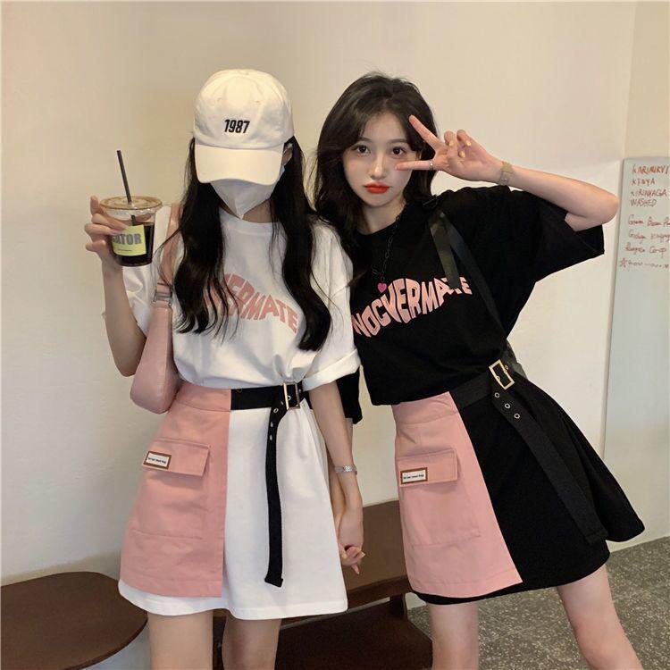 Chic Women's Two-Piece Summer Skirt & T-Shirt Set - 2022 Trendy Design
