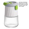 Measuring Seasoning Bottle 0.5g Precise Quantitative Salt And Pepper Shaker Push Type Salt Control Bottle Glass Spice Jar for Kitchen Cooking Camping