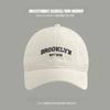 1pc Soft Retro Letters Baseball Caps for Women,solid Color Embroidered Sun Hat Adjustable Men Sports Peaked Cap Trucker Dad Hats
