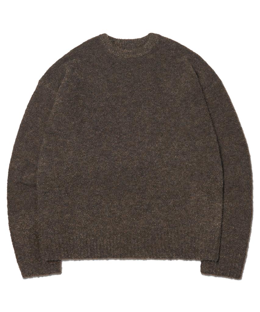 Nomaenyueol Reversible Wool Hairy Knit - Mud