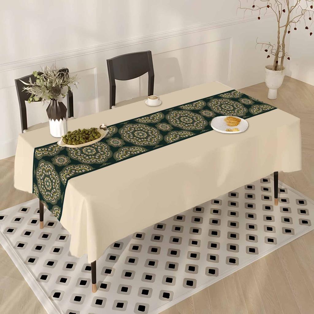 Ethnic Bohemian Tablecloth Home Decoration Fabric Dining Table Dust Decoration