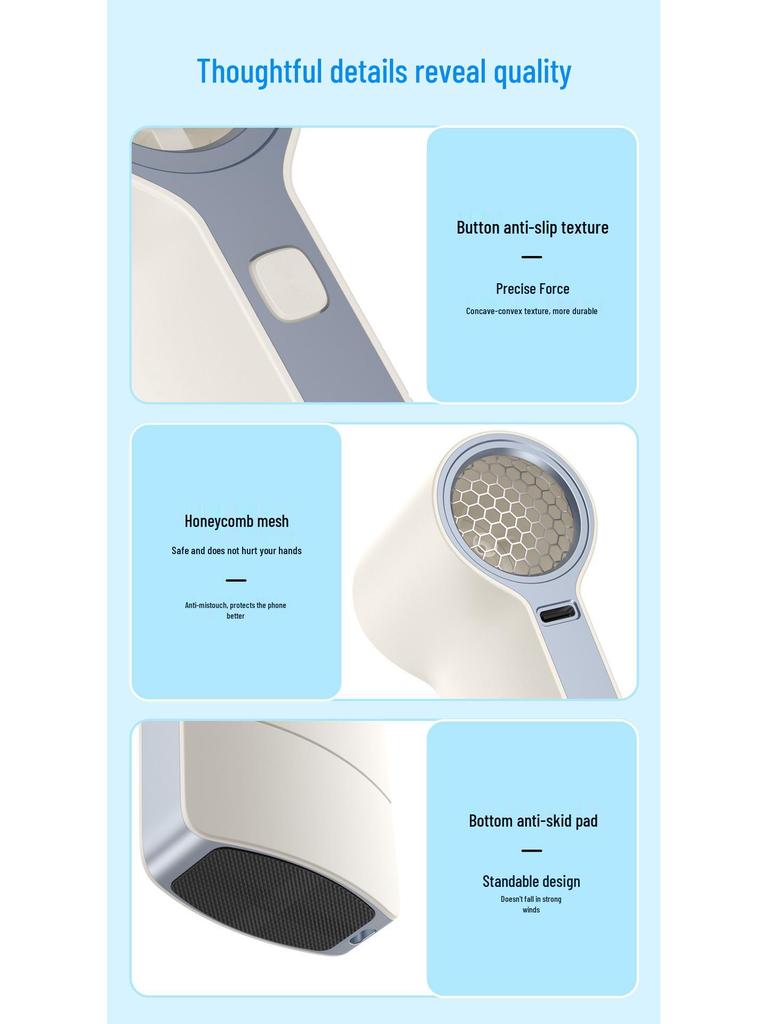 Southeast Asia Portable USB Handheld Cooling Fan for Dorms & Outdoors