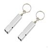 , 2PCS Sifflets de Survie avec Porte-clés, Double Tube Haute Fréquence pour Randonnée en Plein Air Camping Bateau