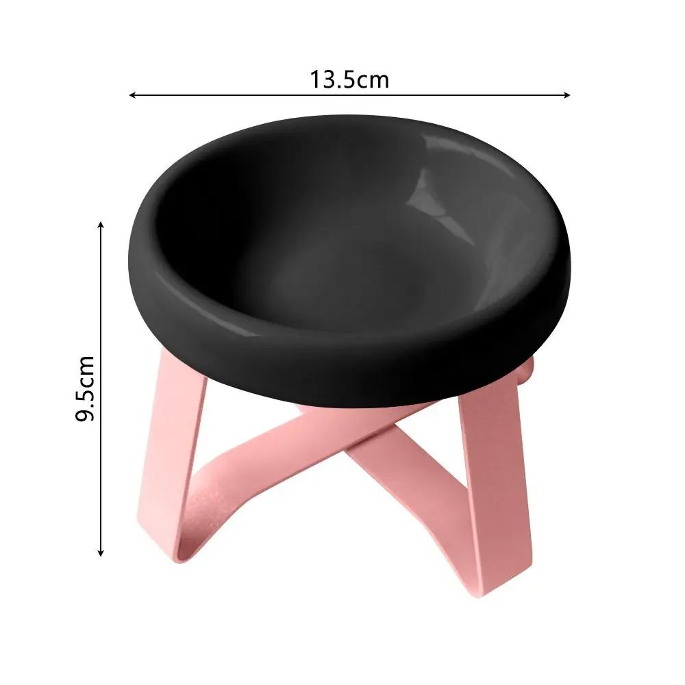 Neuer Wirbelschutz Haustiernapf Hohe Füße Nackenschutz Katzennapf mit Ständer Haustierfutternapf Haustierbedarf