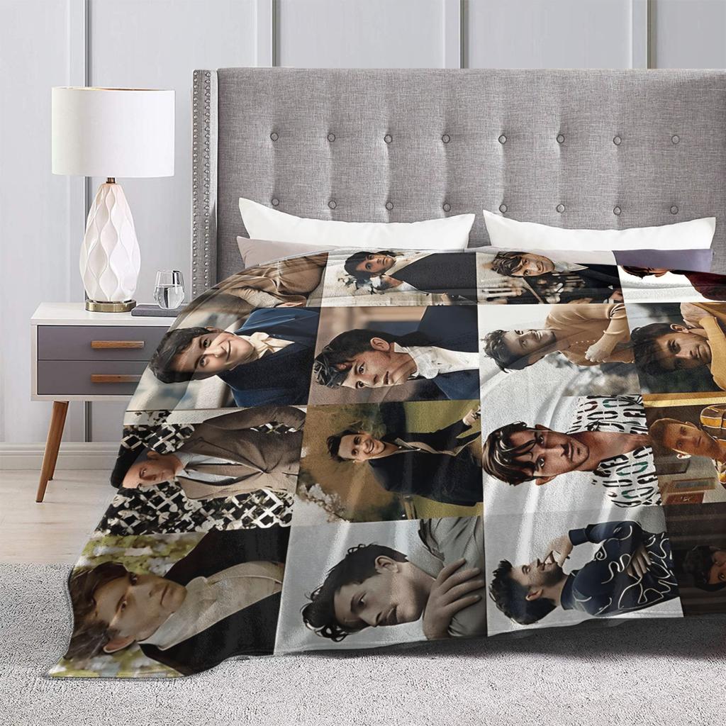 Jonthan Bailey Plüschdecke Junge Mädchen Flanell Bettwäsche Überwürfe für Sofa Bett Warm Weich Design Qualität Tagesdecke Geschenkidee