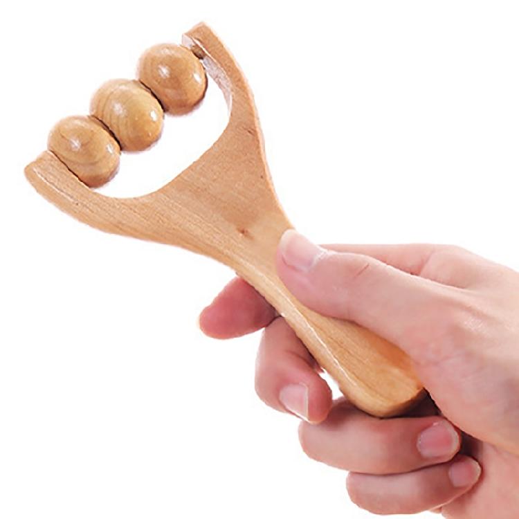 Soothing Wood Body Roller Gentle Massage Tool for Women and Men Massage Roller Deep Tissue Roller