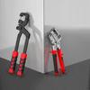Handheld Metal Bolt Pliers Crimper Punch Lock Frame Fixing Fastening Hand Tool for Drywalls and Plasterboard Projects