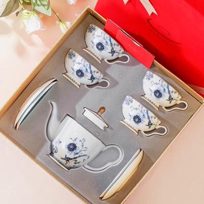 Dárkové sady kávových šálků a podšálků z kostního porcelánu Vidsel