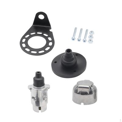 12V 7-poliger Anhängerstecker aus Metall für eine langlebige und einfache Installation