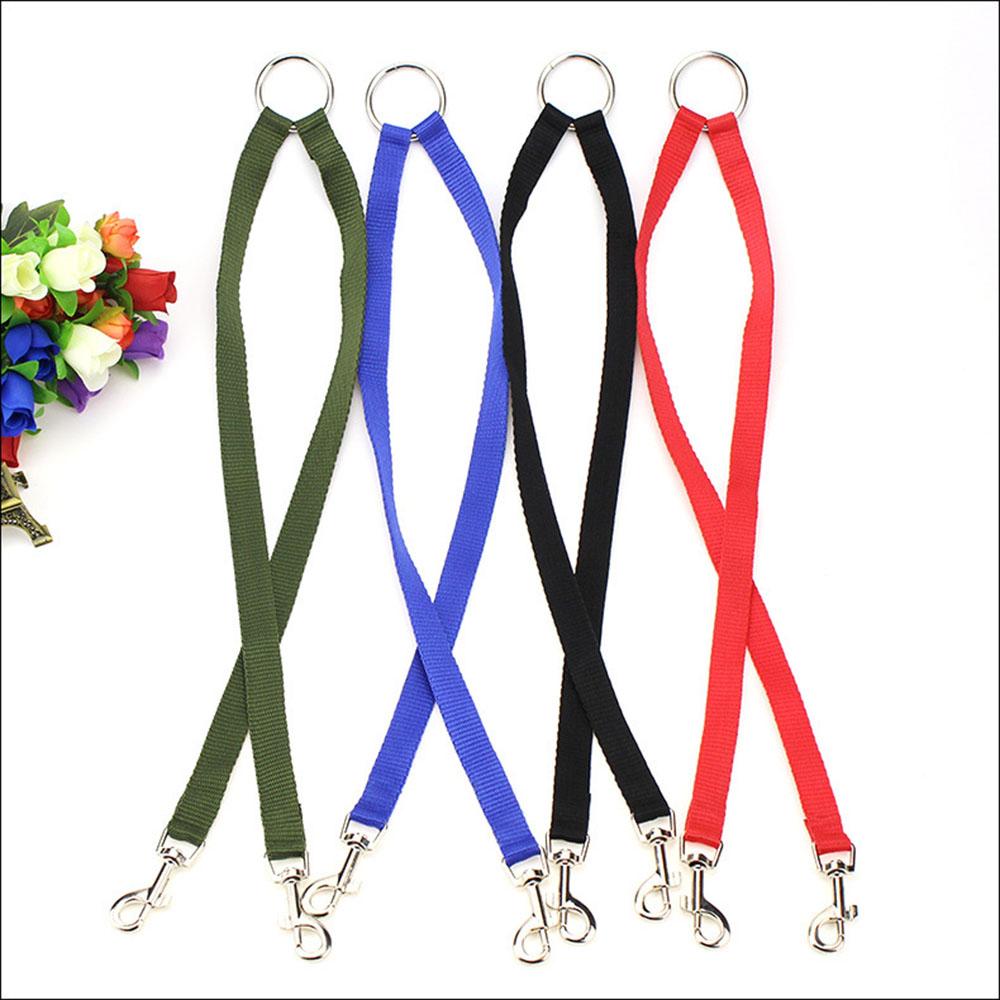 New Double Head Leash Double Dog Pet Adjustable Leash Nylon All Seasons Puppy for Harnesses Leads Pet Towing Rope Convenient