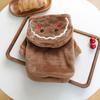 2026 Velvet Gingerbread Christmas Pet Hoodie Transformation Clothes Malzis Autumn and Winter Festival Warm Traction Hoodie