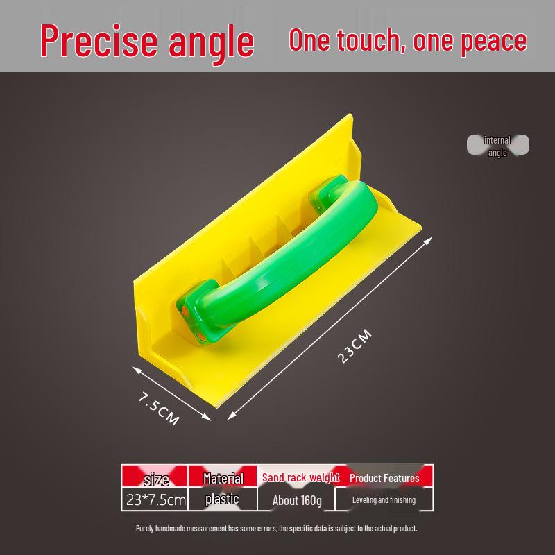 Right Angle Plastic Beader and Scraper Tool for Plastering and Tiling