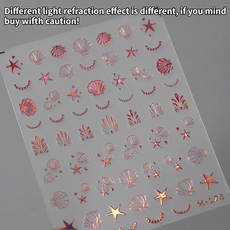 Magical Blow Bubbles Goldfish Bunny Rabbit Cat Kitten Shape Shiny Dreamy Bubbles 5D Nail Art Decorations Sticker Manicure Decal