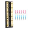 60A Dual Row Independent Busbar with Heat Shrinkable Tube Terminal for Truck Car Yacht Ship6 Position Terminal