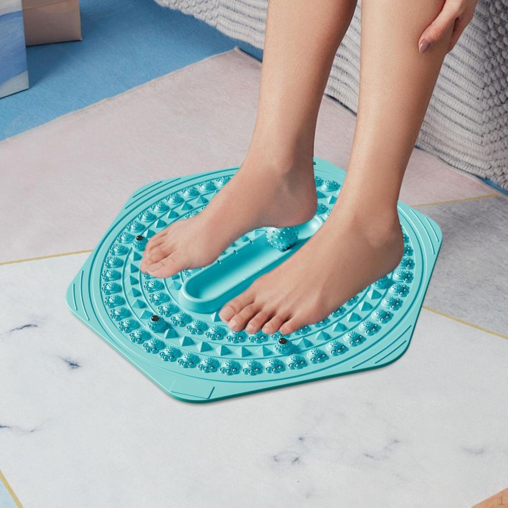 Acupressure Foot Massager Mat Creative Pressure Point Pad for Travel Workout
