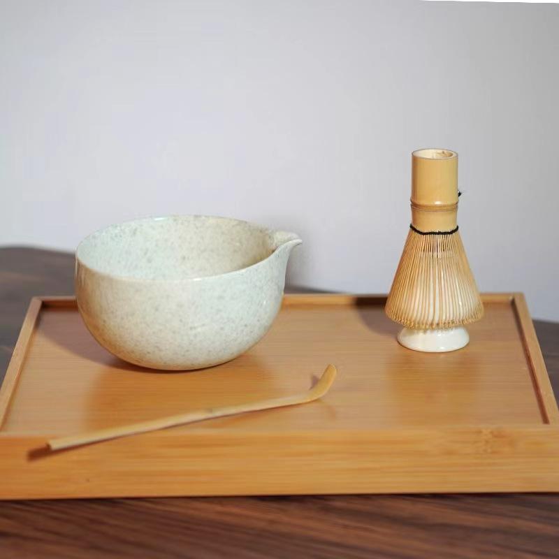Japanese-Style Tea Ordering Bowl New Handmade Retro Threaded Matcha Bowl Ceramic Dry Brewing Bowl Song Dynasty Tea Ordering Tool Accessories None