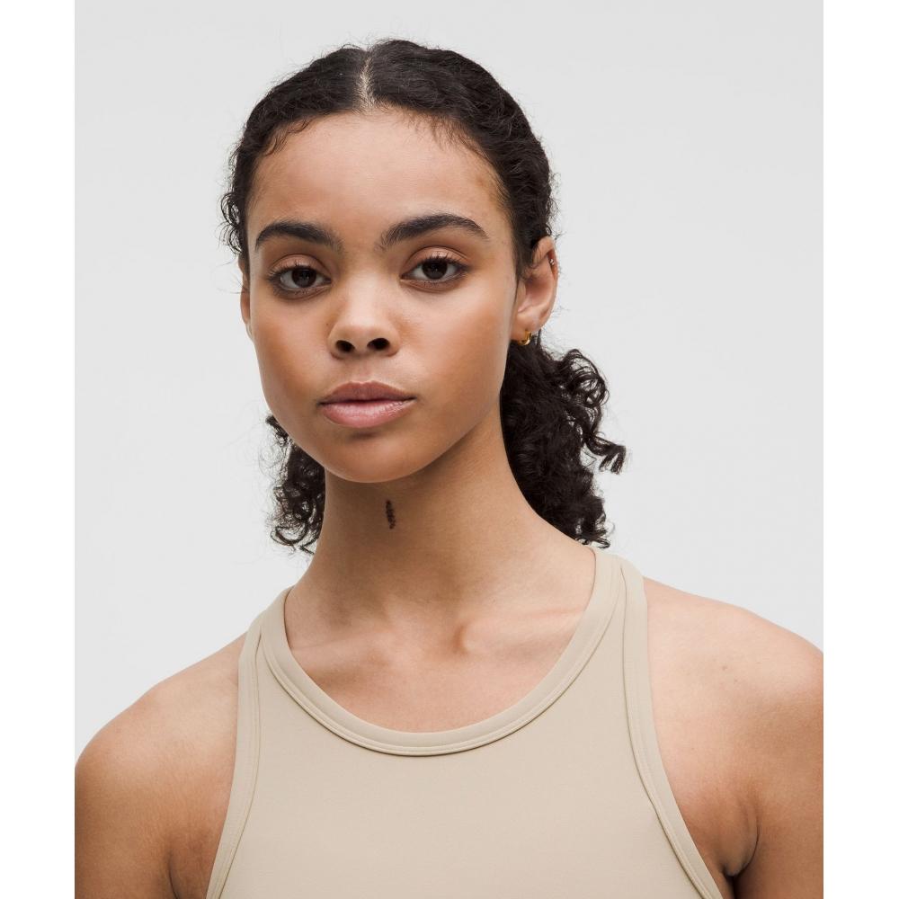 Lululemon Align  Waist Length Racerback Tank Top Sheer Oak