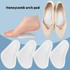 2 Pairs Arch Support Insoles Breathable Cushioned Forefoot Protectors Pad For Women Men Daily Work and Flat Feet Relief