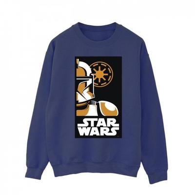 Mens Stormtrooper Art Poster Sweatshirt