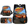 Blaze and the Monster Machines School Backpack With Shoulder Bag Pencil Bags School Bags for Best Gift