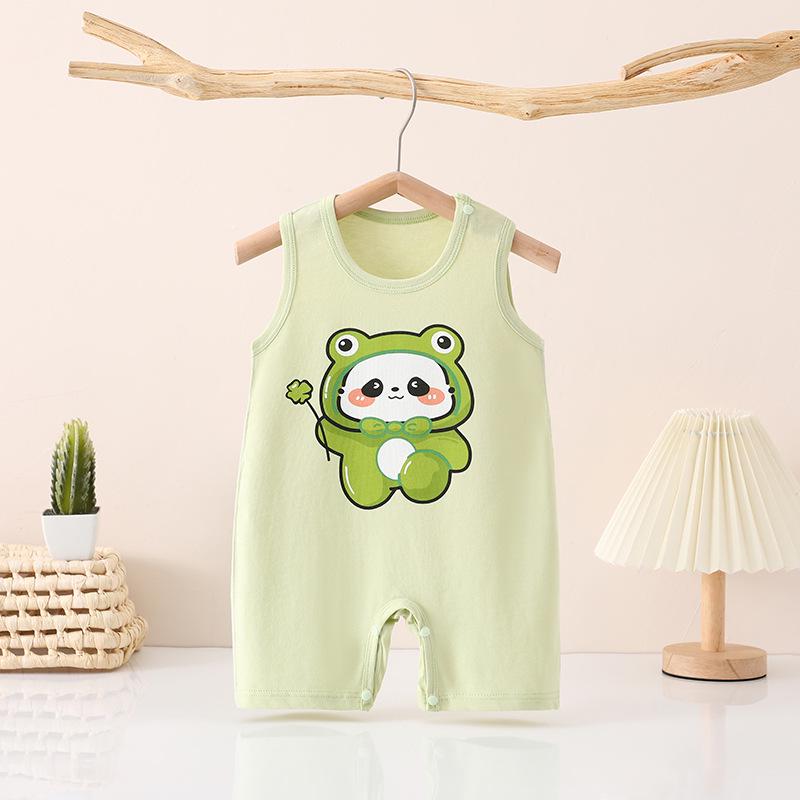 Infant Pure Cotton Summer Bodysuit Romper