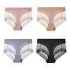 Dámské Kalhotky Bezešvé Ledové Hedvábí Prodyšnost Pevné Břicho Dobrý Vysoký Pas Barva Tenký střih Tenký Rychlý