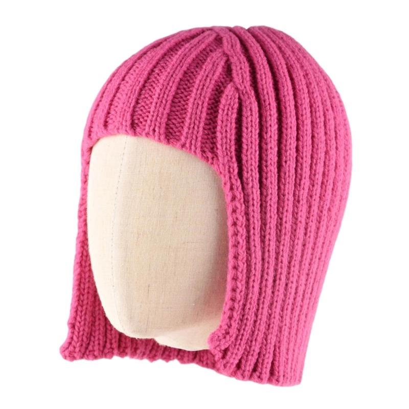Warm And Soft Beanies Designed With Wig Feature And EarFlaps Perfect For Outdoor And Casual Use